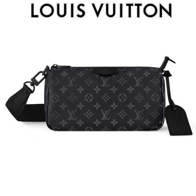 Louis Vuitton モノグラム・エクリプス ショルダーバッグ ポシェット・アクセソワール XL M11741