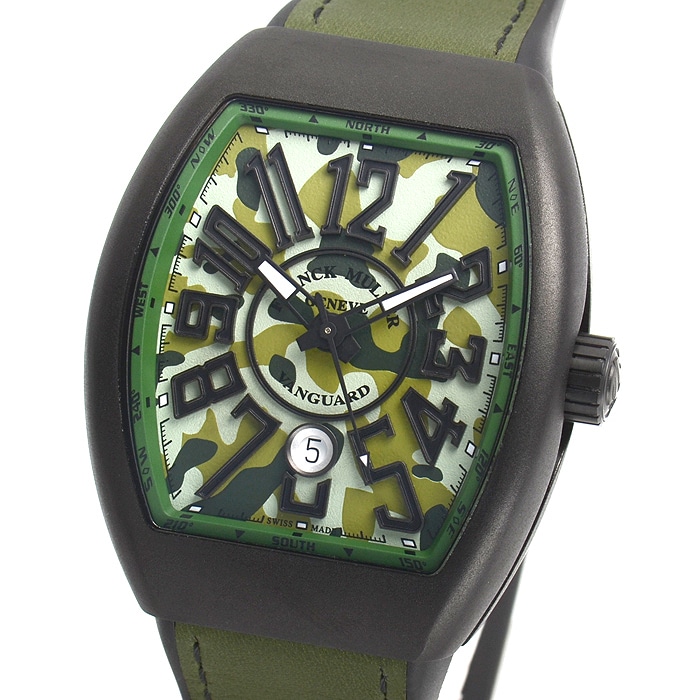 フランクミュラー メンズ ヴァンガード カモフラージュ 自動巻き V45SCDTNR MC VE CAMO