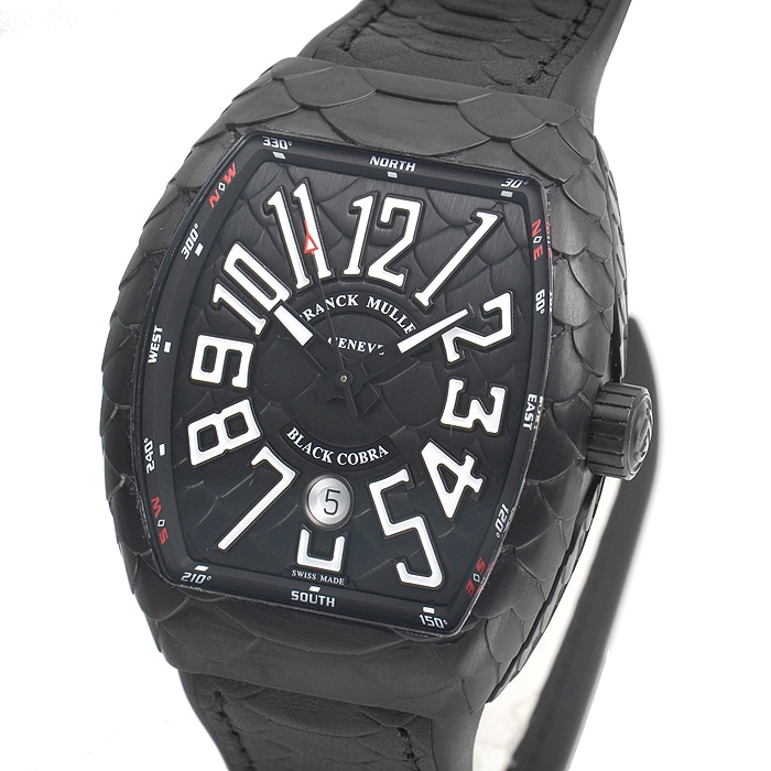 フランクミュラー 自動巻き ヴァンガード ブラックコブラ メンズ V45SCDTNR BLACK COBRA