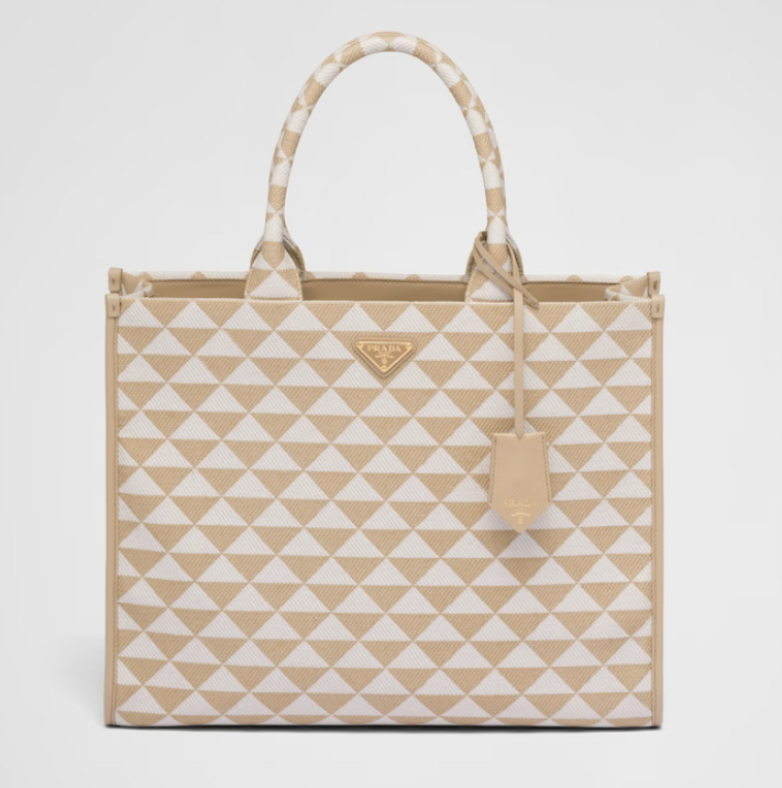 プラダ PRADA シンボル エンブロイダリー ラージハンドバッグ 1BA356_2FKL_F0J0A_V_OOM