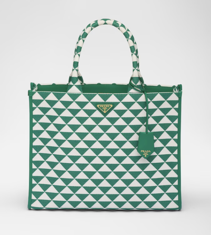 プラダ PRADA シンボル エンブロイダリー ラージハンドバッグ 1BA356_2FKL_F073R_V_OOM