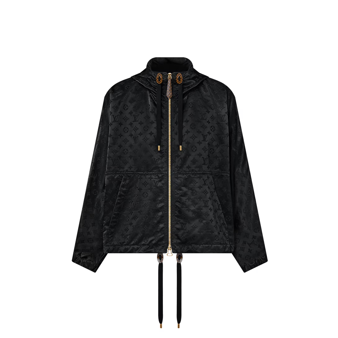 Louis Vuitton シャイニー モノグラム ショート パーカ  1AFHNF