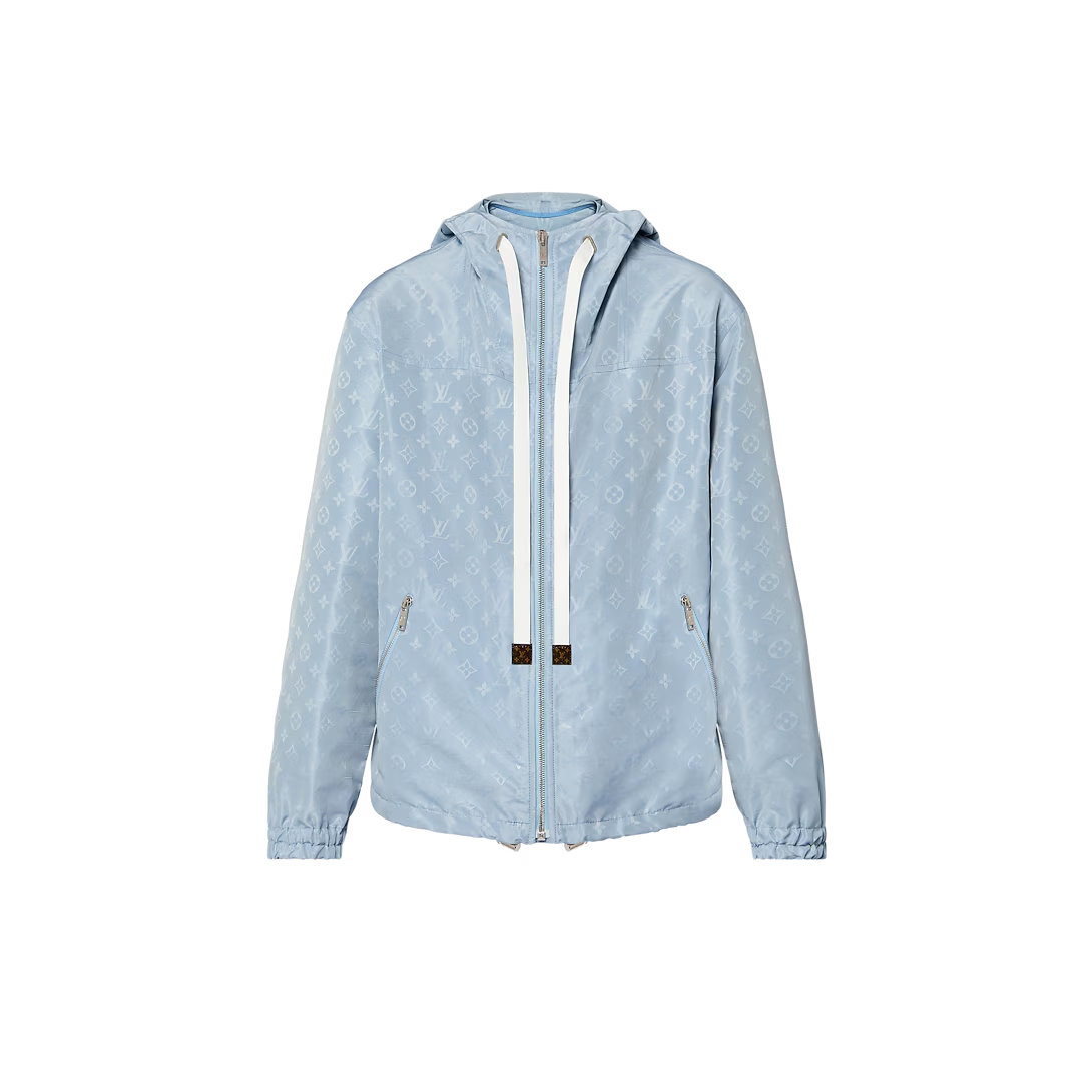 LouisVuitton LVリミックス モノグラムパーカ ブルー 1AFE41