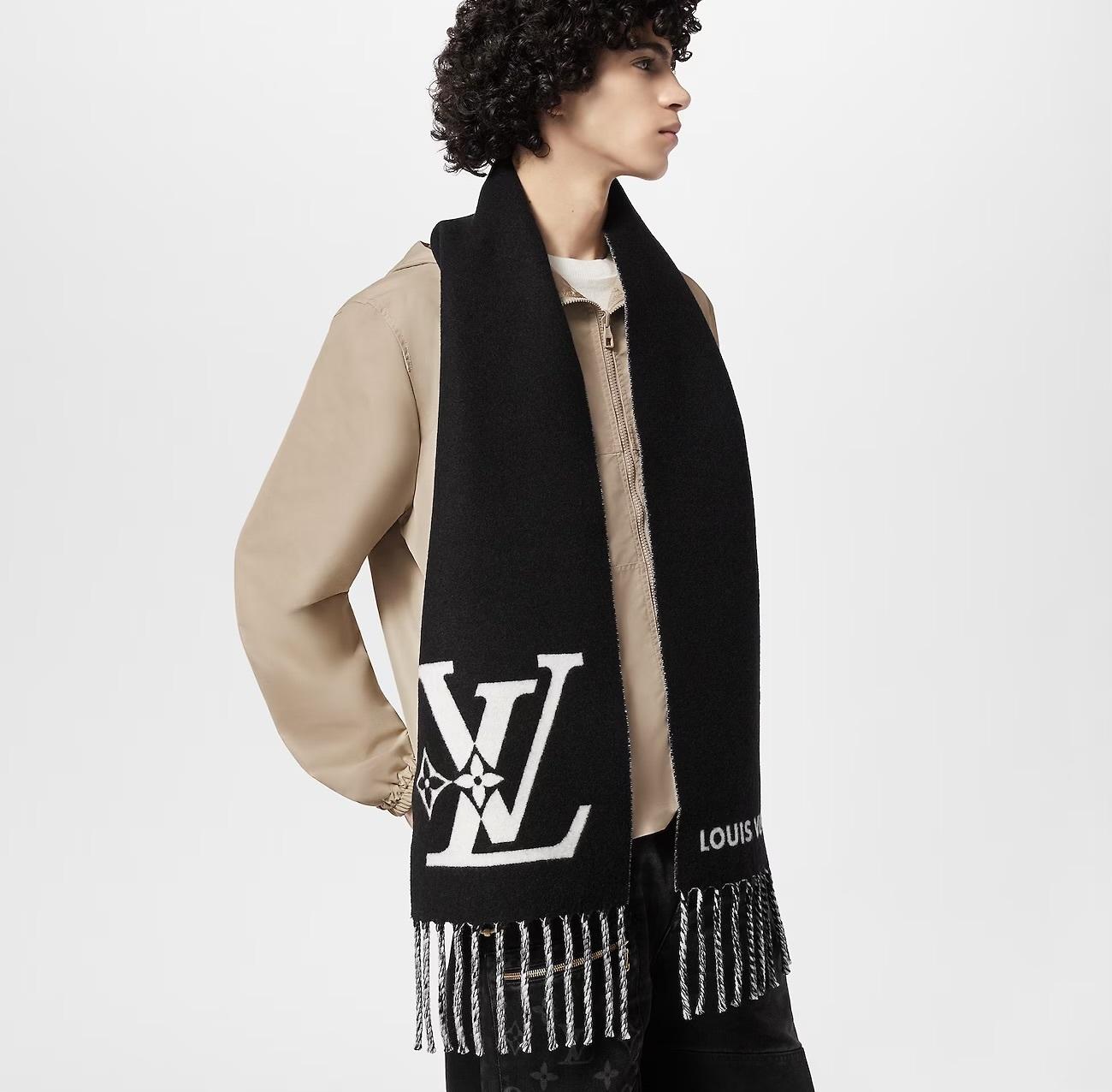 ルイヴィトン Louis Vuitton マフラー・LV スマッシュ M79393 M79129