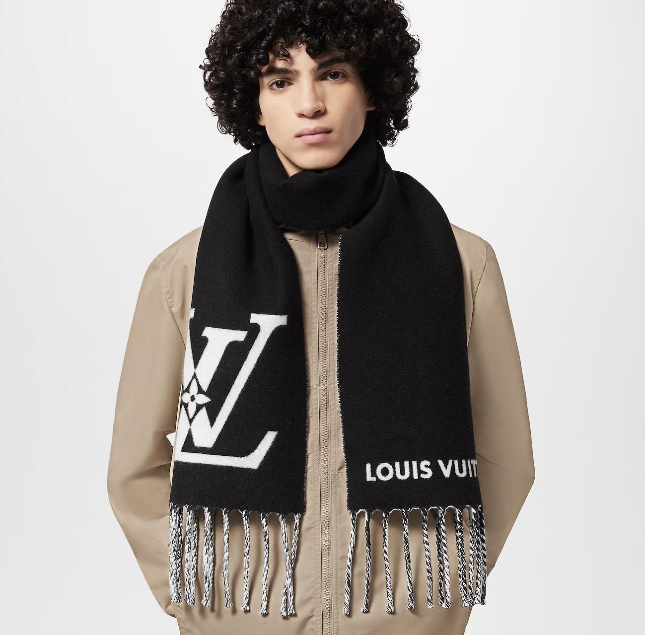 ルイヴィトン Louis Vuitton マフラー・LV スマッシュ M79393 M79129
