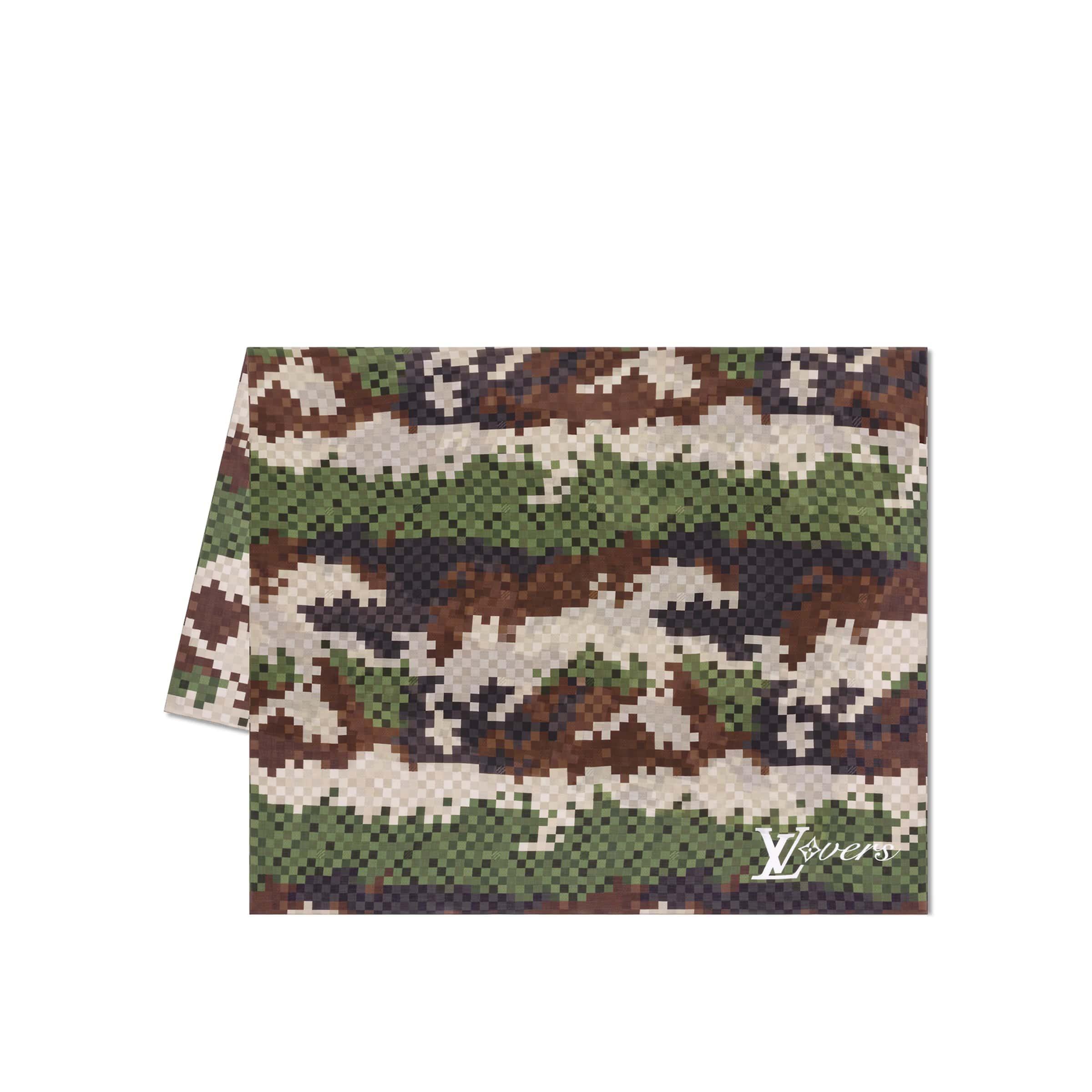 ルイヴィトン ストール・LV ラバーズ・ダモフラージュ M79717 M79718