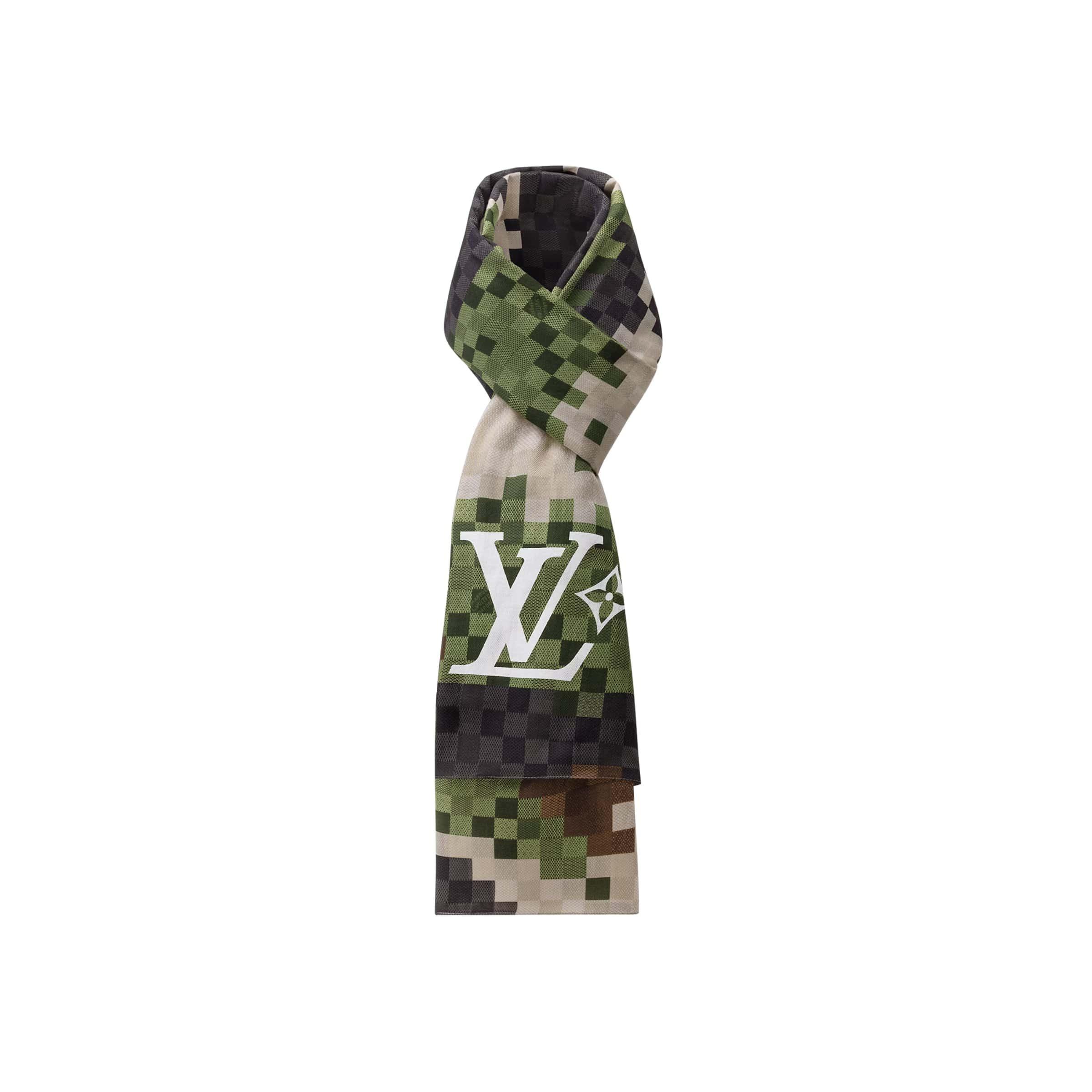 ルイヴィトン ストール・LV ラバーズ・ダモフラージュ M79717 M79718