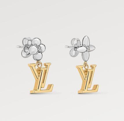 ルイヴィトン ピアス パンダント LV アイコニック フラワー M01287