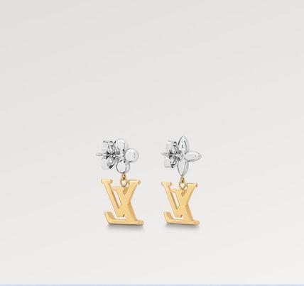 ルイヴィトン ピアス パンダント LV アイコニック フラワー M01287