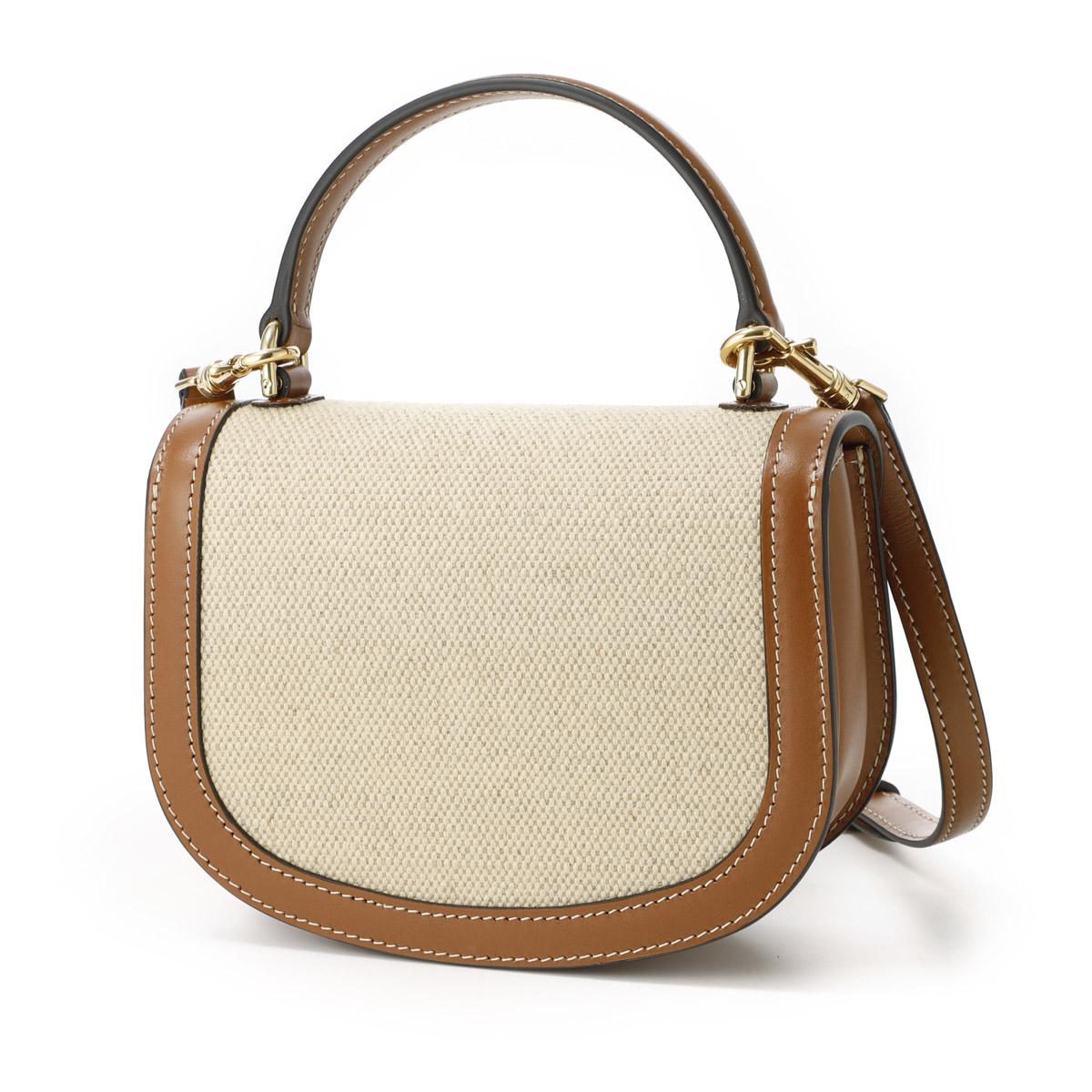 セリーヌ MINI BESACE TRIOMPHE ハンドバッグ 2WAY ショルダーバッグ ベージュ 10k50 2fa3 02nt
