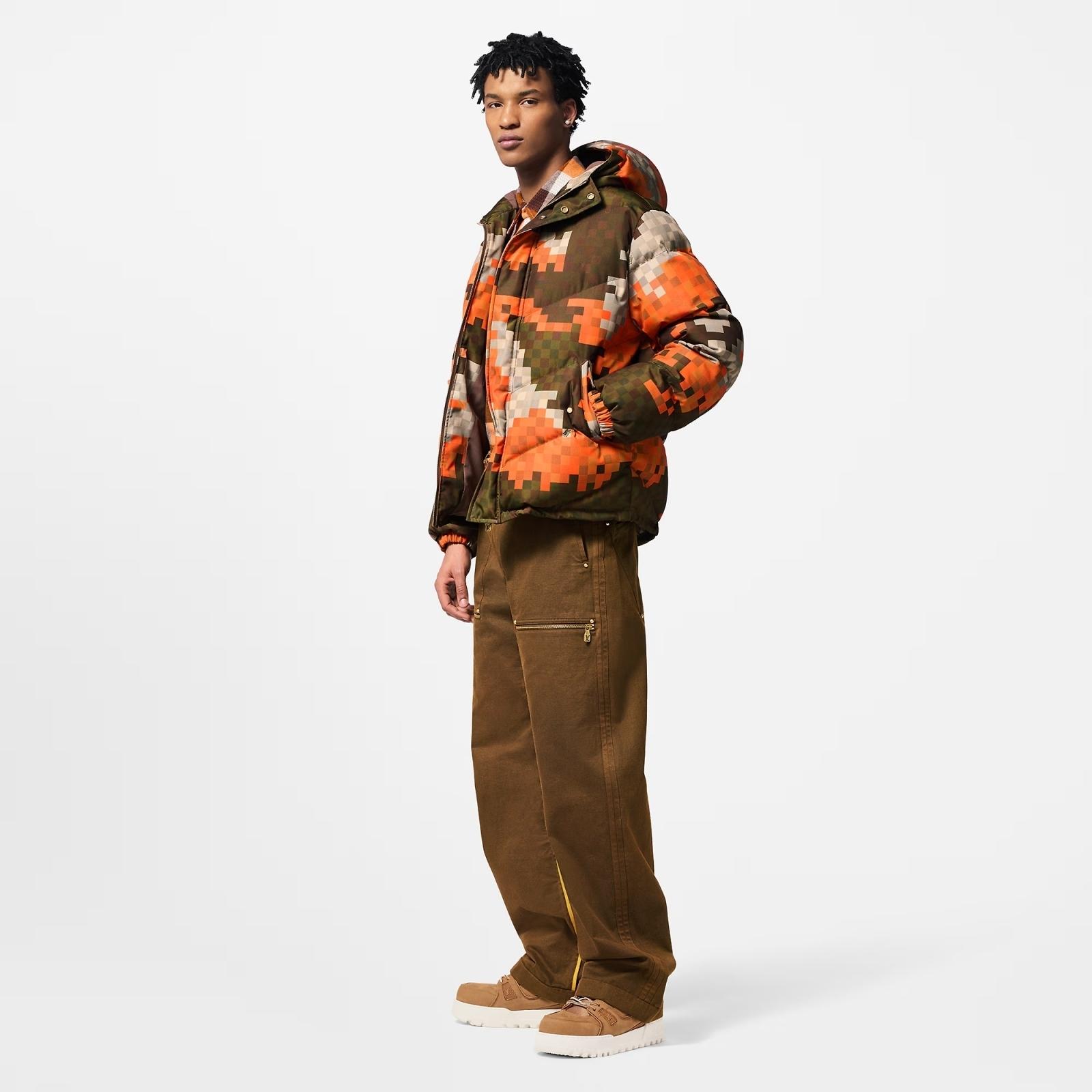 LOUIS VUITTON プリントパファジャケット 1AFXPJ