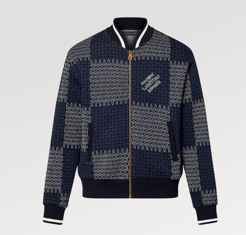 Louis Vuitton ダミエ キルテッドコットンボンバー 1AFXOM
