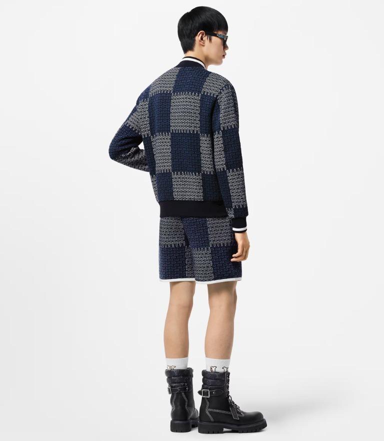Louis Vuitton ダミエ キルテッドコットンボンバー 1AFXOM