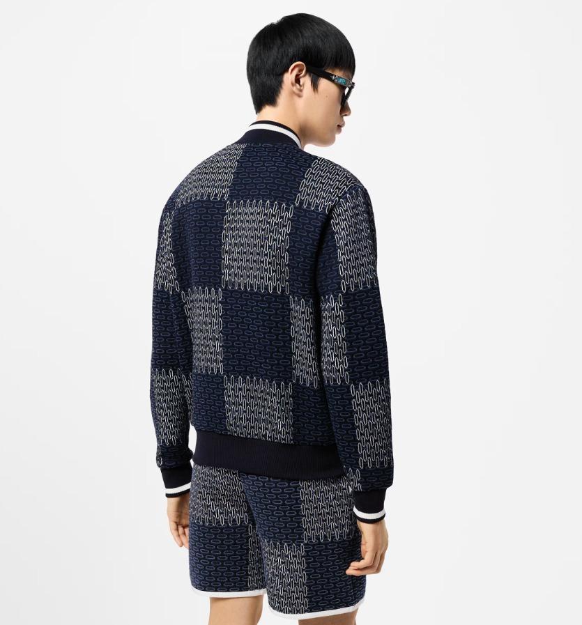 Louis Vuitton ダミエ キルテッドコットンボンバー 1AFXOM