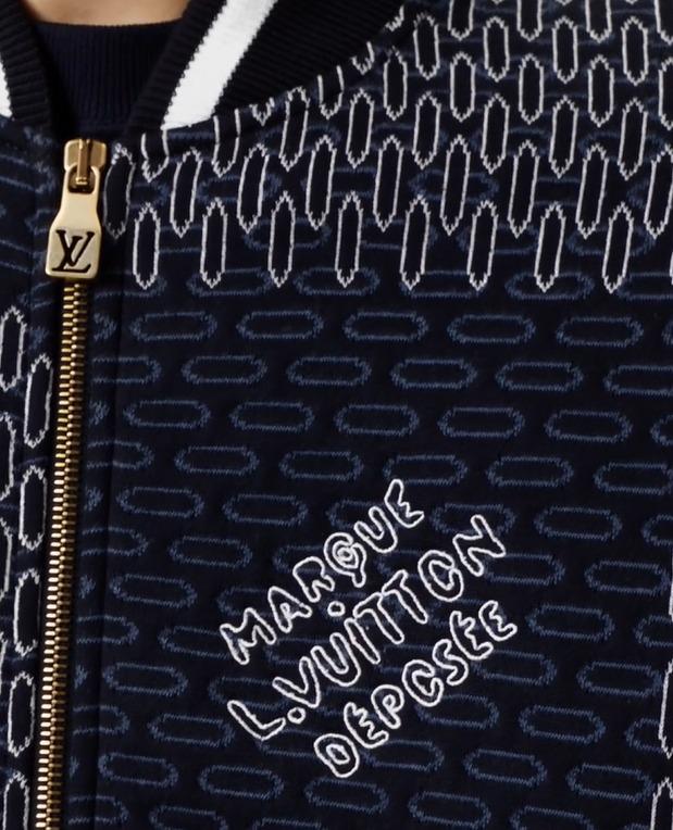 Louis Vuitton ダミエ キルテッドコットンボンバー 1AFXOM
