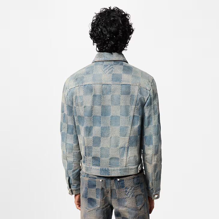 LOUIS VUITTON ダミエ デニムジャケット1AFWW4