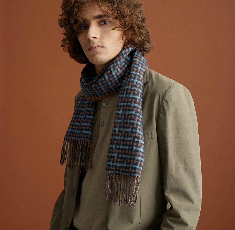 HERMES エルメス マフラー Hエコセ・レクトヴェルソ H393832T 05