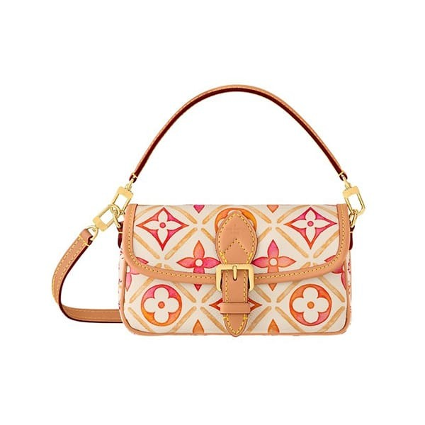 LOUIS VUITTON ハンドバッグ モノグラム・タイル ナノ・ディアヌ M83621 M83298