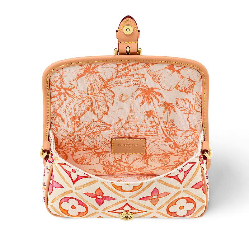 LOUIS VUITTON ハンドバッグ モノグラム・タイル ナノ・ディアヌ M83621 M83298