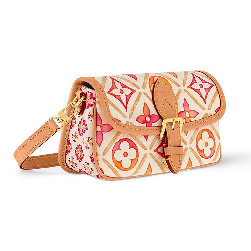 LOUIS VUITTON ハンドバッグ モノグラム・タイル ナノ・ディアヌ M83621 M83298