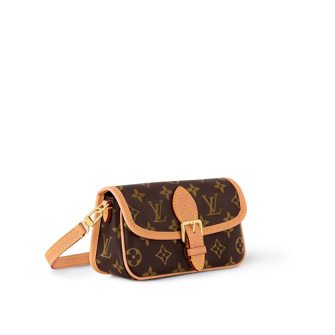 LOUIS VUITTON ハンドバッグ モノグラム・タイル ナノ・ディアヌ M83621 M83298