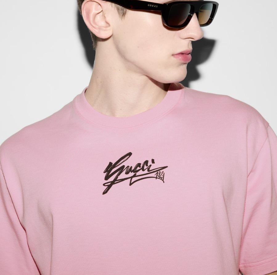 グッチ コットンジャージー Tシャツ 796395 XJGQT 5904