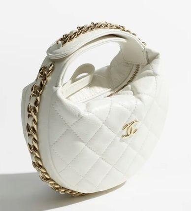 シャネル CHANEL ポーチ バッグ ラムスキン ハンドバッグ AP3095 B09796 10601