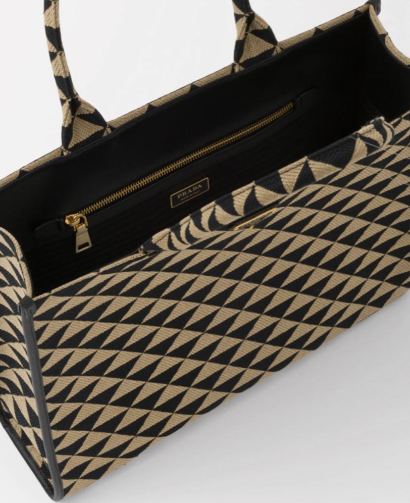プラダ PRADA シンボル エンブロイダリー ラージハンドバッグ 1BA356_2FKL_F0Y30_V_OOM