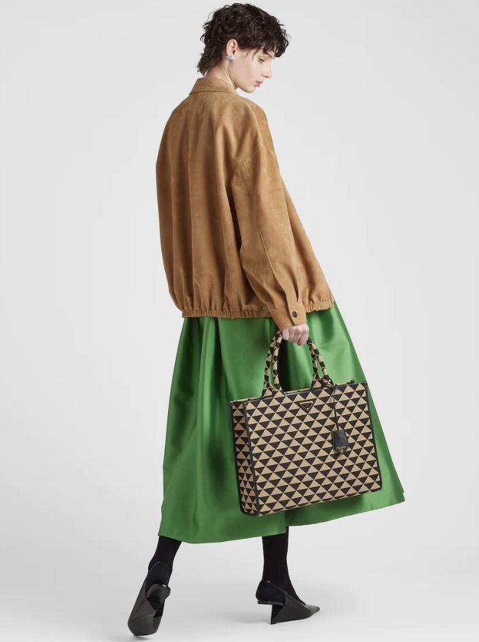 プラダ PRADA シンボル エンブロイダリー ラージハンドバッグ 1BA356_2FKL_F0Y30_V_OOM