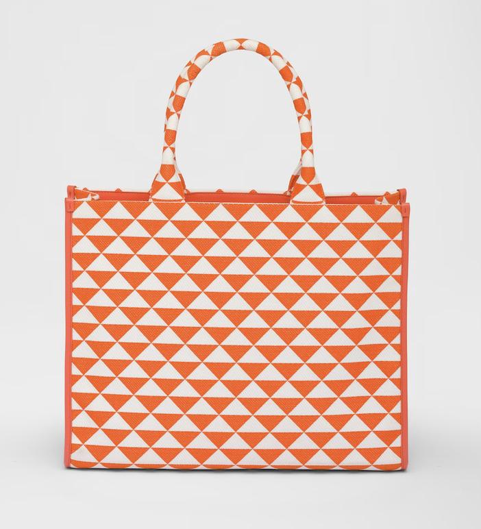 プラダ PRADA シンボル エンブロイダリー ラージハンドバッグ 1BA356_2FKL_F0P62_V_OOM