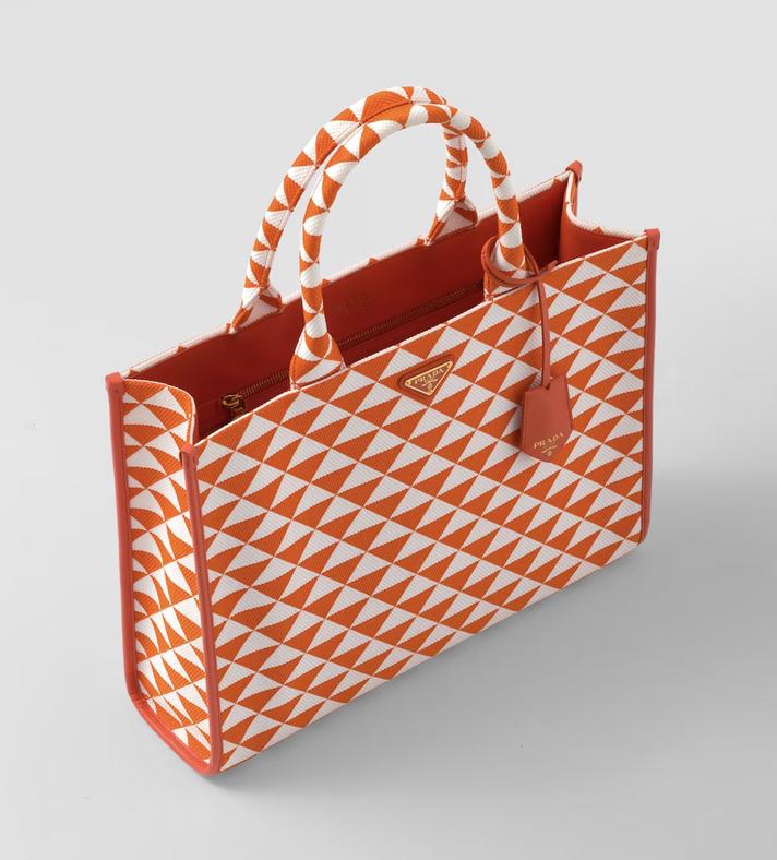 プラダ PRADA シンボル エンブロイダリー ラージハンドバッグ 1BA356_2FKL_F0P62_V_OOM