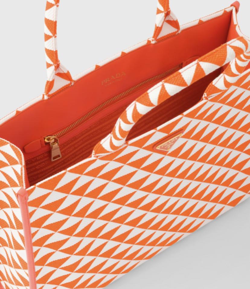 プラダ PRADA シンボル エンブロイダリー ラージハンドバッグ 1BA356_2FKL_F0P62_V_OOM