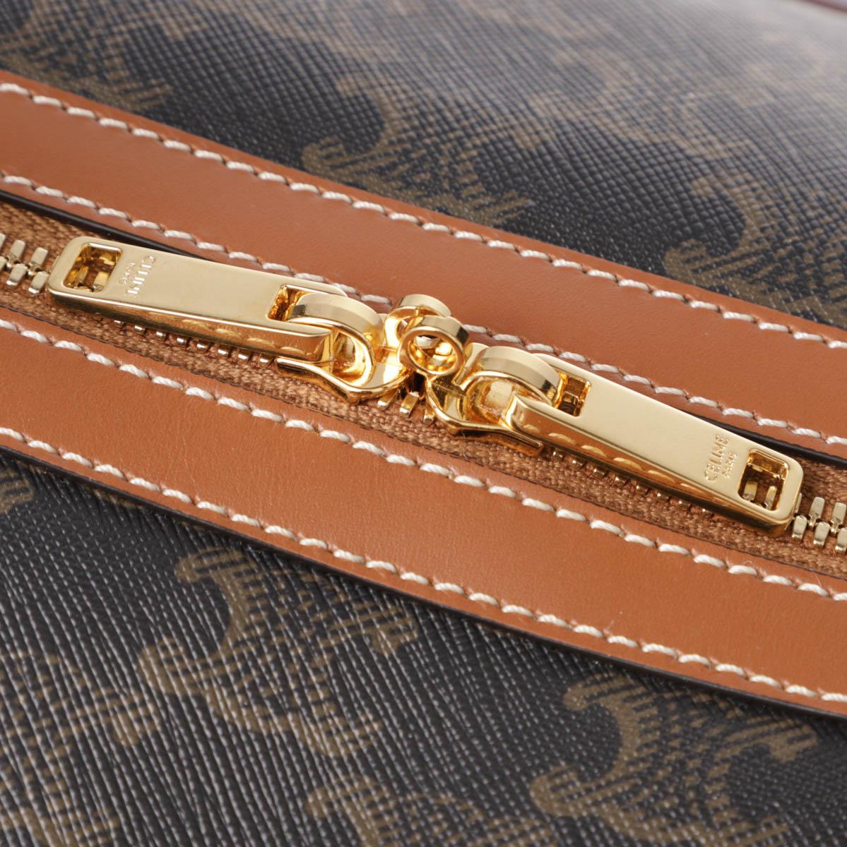 セリーヌ LARGE VOYAGE BAG TRIOMPHE ボストンバッグ 2WAY ブラウン レディース 19147 2cyx 04lu