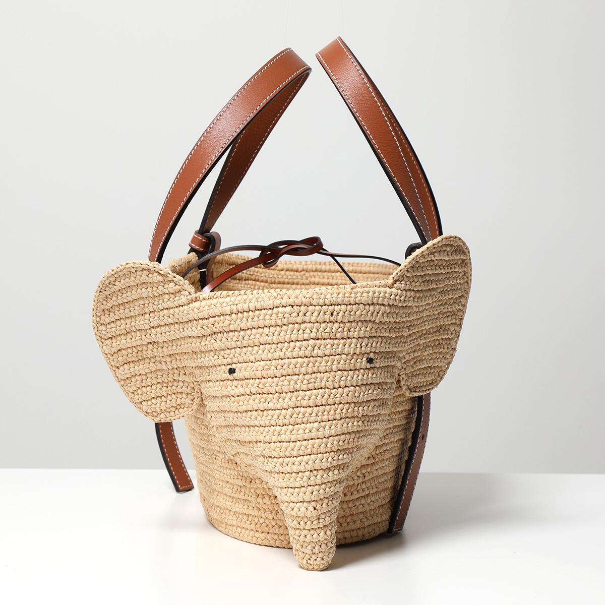 ロエベ かごバッグ ELEPHANT BASKET S エレファント アナグラム ハンドバッグ レディース A546T37X01 2435