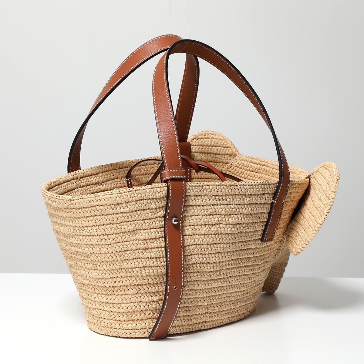 ロエベ かごバッグ ELEPHANT BASKET S エレファント アナグラム ハンドバッグ レディース A546T37X01 2435