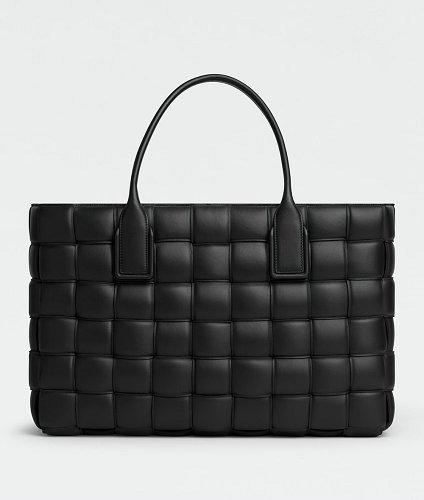 ボッテガ・ヴェネタ ラージ パデッド イントレッチオ レザー トートバッグ 592122 VMBK1