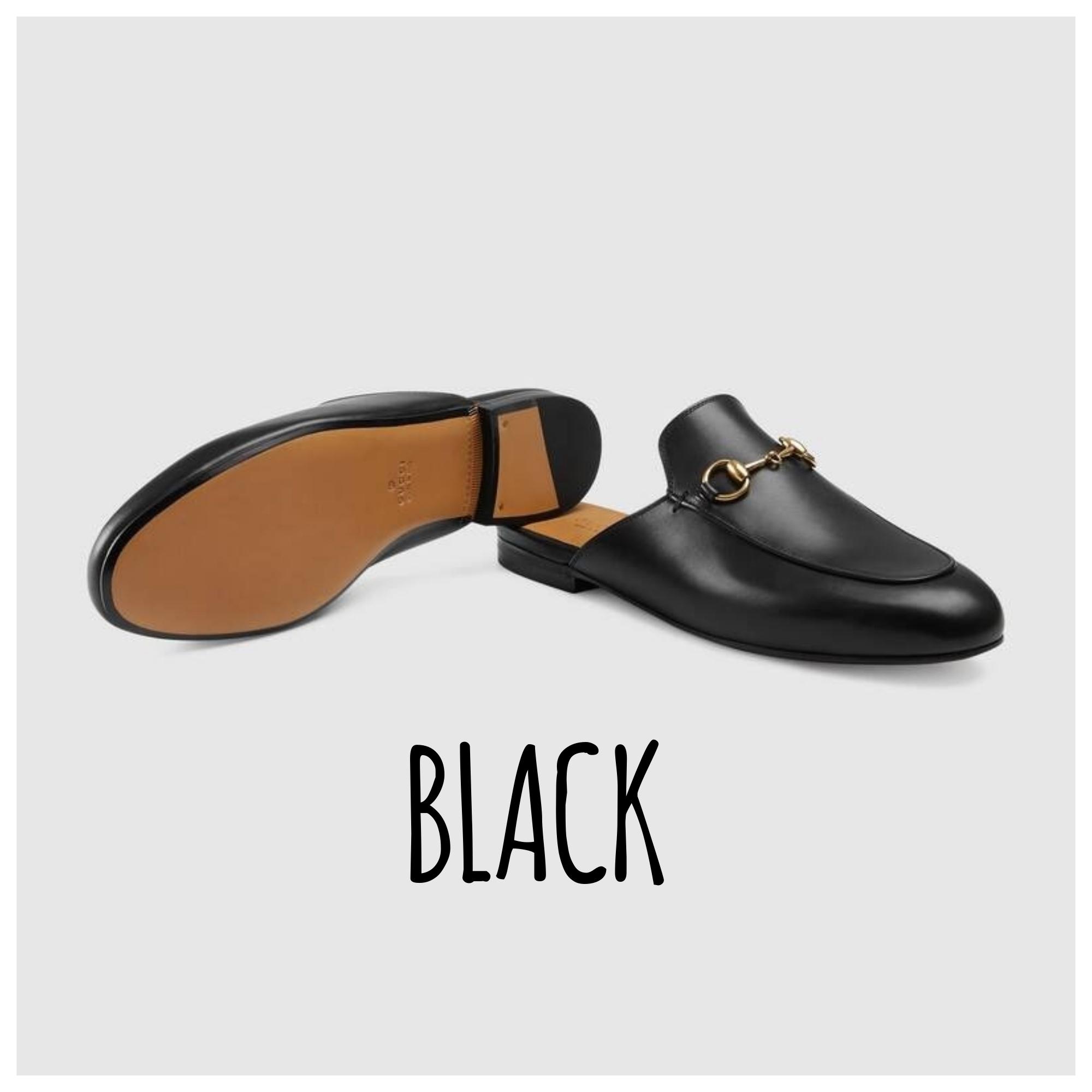 グッチ GUCCI プリンスタウン レザースリッパ 423513 C9D00 9022