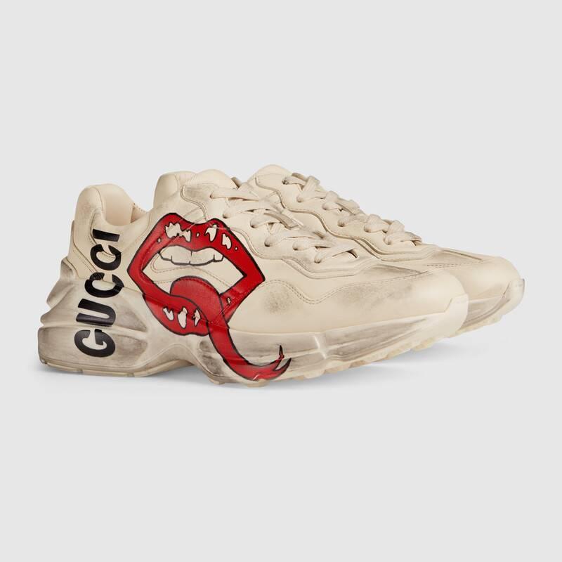 グッチ GUCCI Rhython マウス プリントスニーカー 552093 A9L00 9522