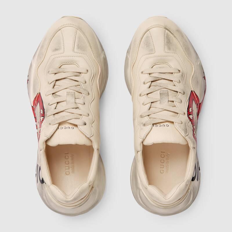 グッチ GUCCI Rhython マウス プリントスニーカー 552093 A9L00 9522