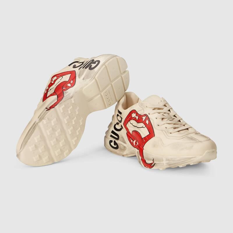 グッチ GUCCI Rhython マウス プリントスニーカー 552093 A9L00 9522