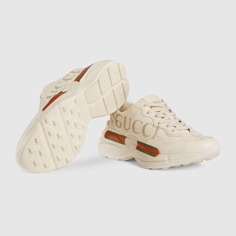 グッチ GUCCI ライトン GUCCI ロゴ レザー スニーカー 528892 DRW00 9522