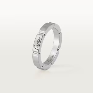 カルティエ マイヨン パンテール ウェディング リング ホワイトゴールド B4083500