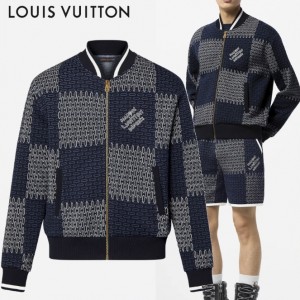 Louis Vuitton ダミエ キルテッドコットンボンバー 1AFXOM