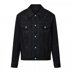 LOUIS VUITTON エンブロイダードデニムジャケット 1AFWX4