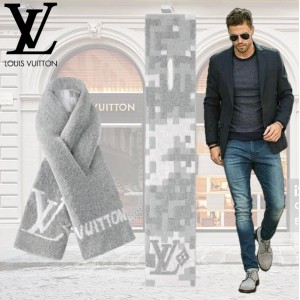 LOUIS VUITTON マフラー ダモフラージュ ダミエ M93391