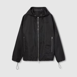 グッチ エンブロイダリー付き ナイロン フーデッド ジャケット 793664 ZAQ7F 1000