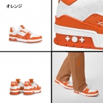 ルイヴィトン  LV トレイナー スニーカー 1AANED