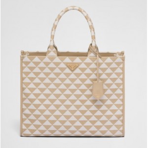 プラダ PRADA シンボル エンブロイダリー ラージハンドバッグ 1BA356_2FKL_F0J0A_V_OOM