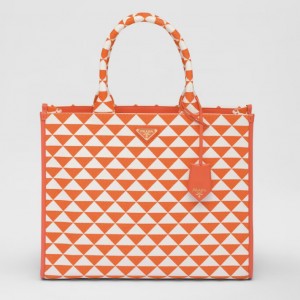 プラダ PRADA シンボル エンブロイダリー ラージハンドバッグ 1BA356_2FKL_F0P62_V_OOM