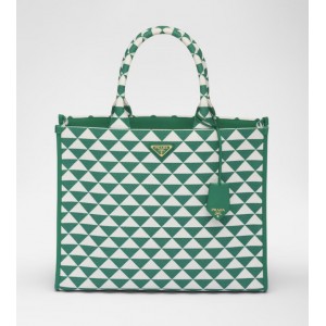 プラダ PRADA シンボル エンブロイダリー ラージハンドバッグ 1BA356_2FKL_F073R_V_OOM
